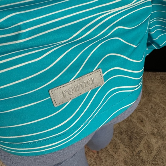 REIMA VANTTI SOFT SHELL FLEECE LINED JACKET KIDS SZ 9Y EU 134 RAIN SNOW - Picture 10 of 10